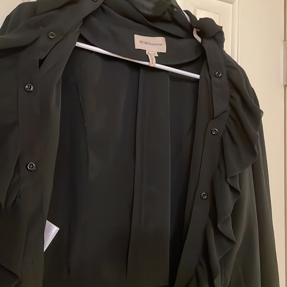 Final Markdown Bcbgeneration Black Jacket With Re… - image 7